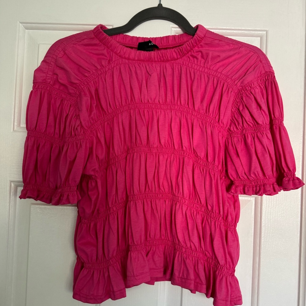 Aqua pink top